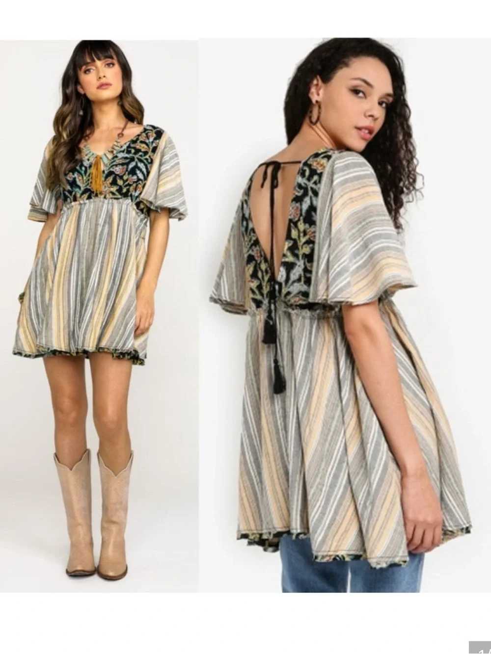 Free People - Under The Sun tunic dress top shirt blouse